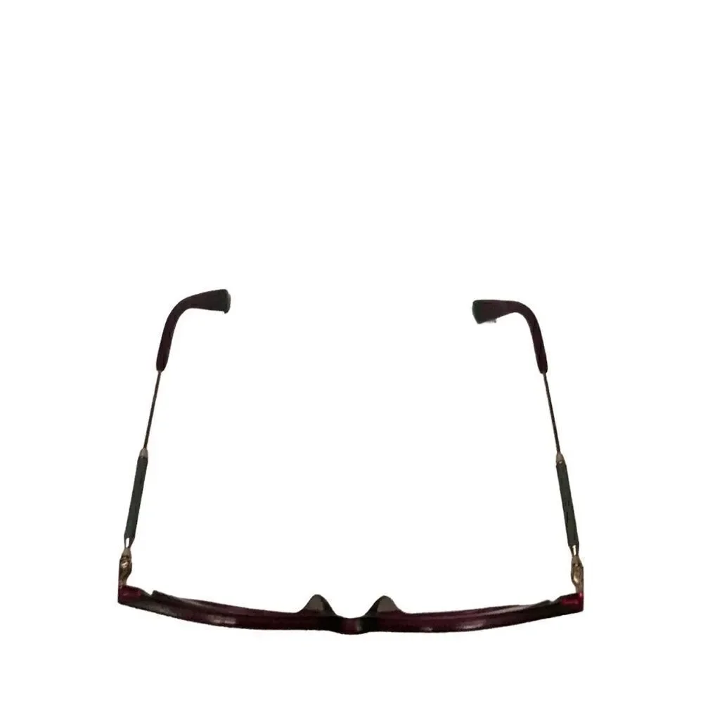 FURLA Cat eye‎ raspberry pink plastic & wire glasses frames VFU298
